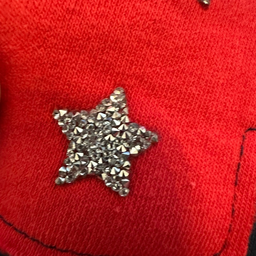 Judith March Custom Number Sweatshirt with Red 27 and Silver Stars Size XL - Picture 5 of 5